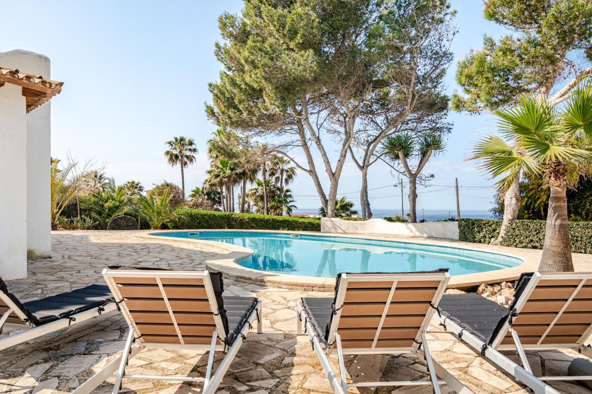 Gigantische Villa Mit Meerblick, Panoramablick & Pool-Oase Cala Pi (Mallorca) Exterior foto