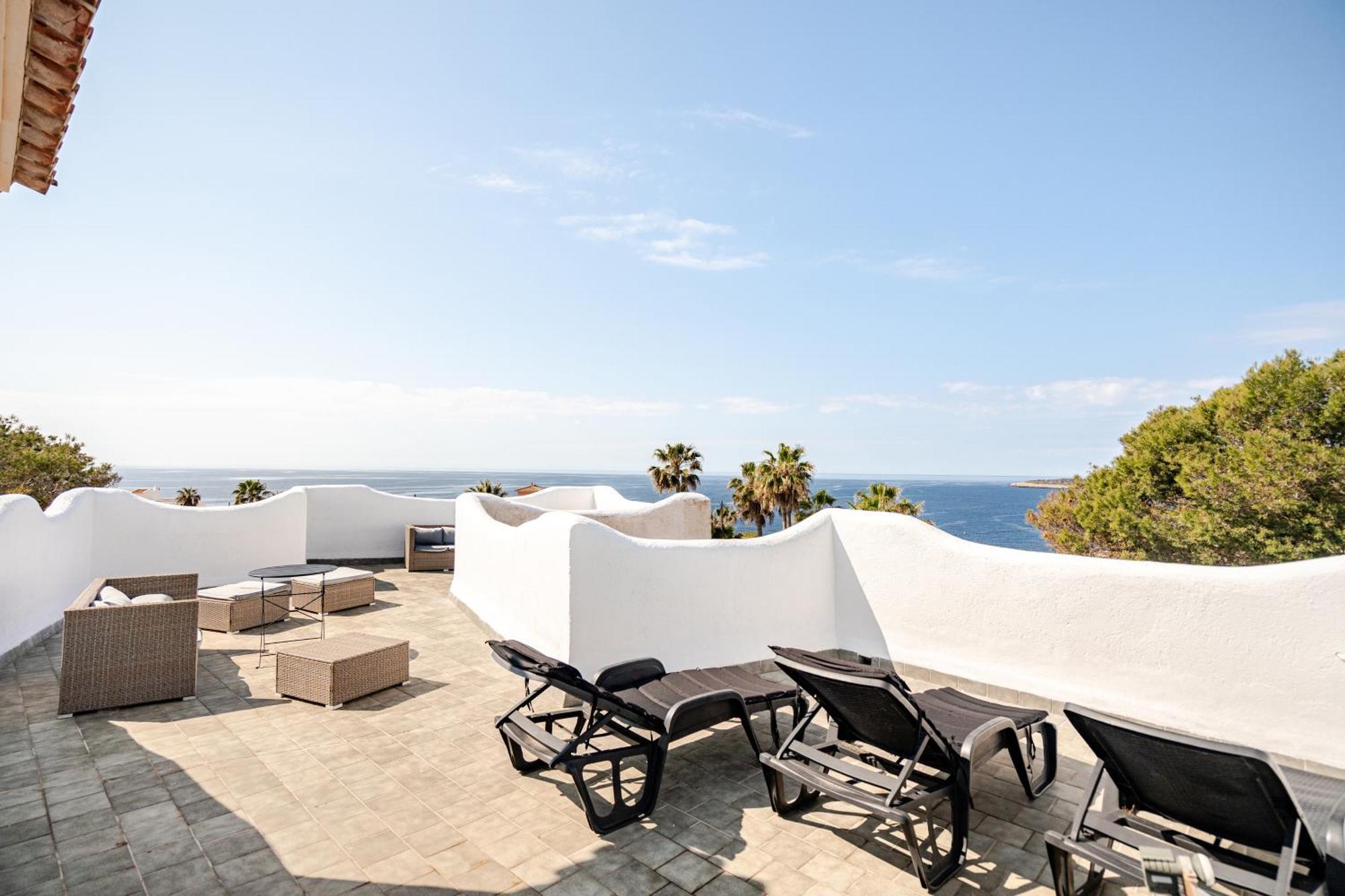 Gigantische Villa Mit Meerblick, Panoramablick & Pool-Oase Cala Pi (Mallorca) Exterior foto